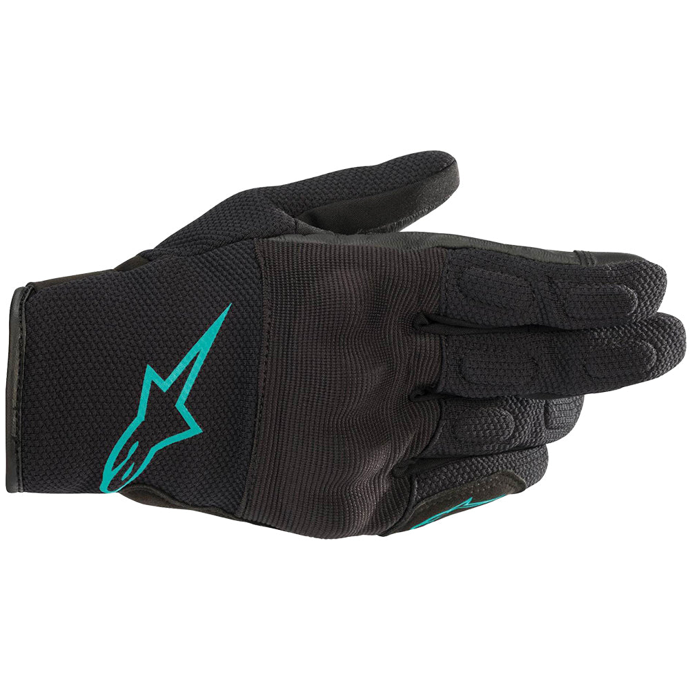 Alpinestars Alpinestars Stella S Max Drystar Gloves Black & Teal - Front View