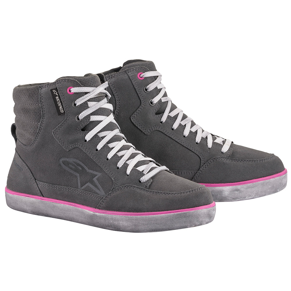 Alpinestars Stella J-6 Waterproof Women's Boots Grey Fuchsia