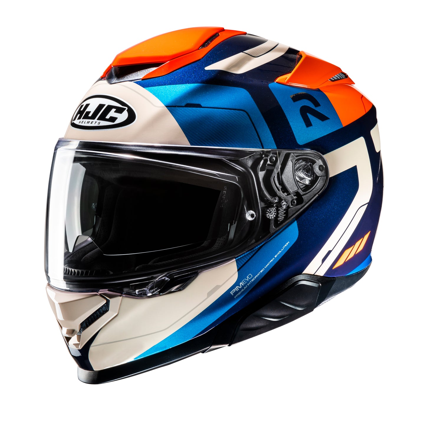HJC HJC RPHA 71 Cozad MC27 Blue Orange - Front View