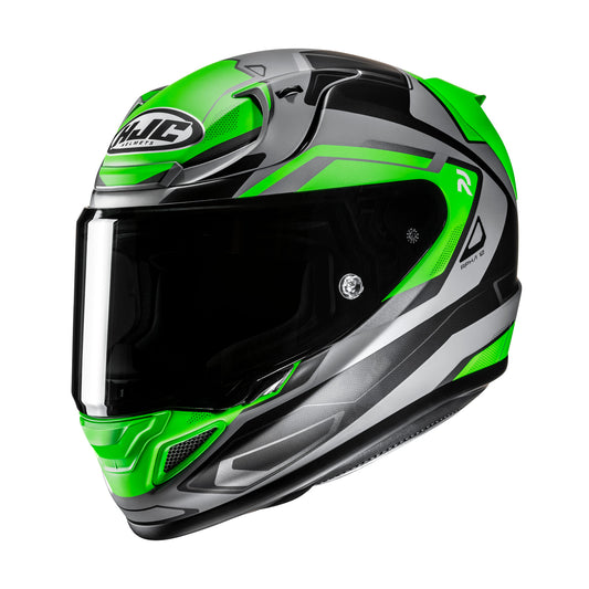 HJC RPHA 12 Brels MC4HSF Green  Includes Free Light Smoke Visor