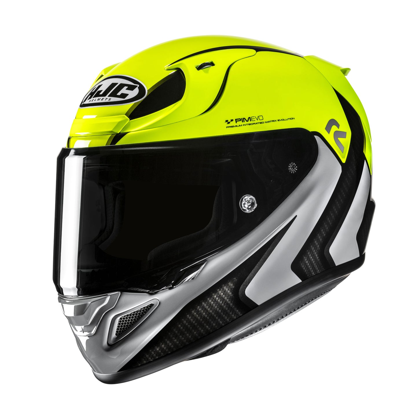 HJC RPHA 12 Kos MC3H Yellow Includes Free Light Smoke Visor