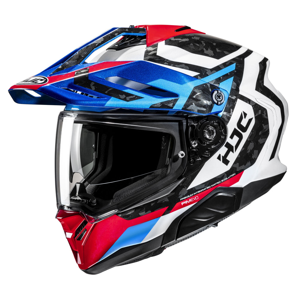 HJC RPHA 60 Dakar MC21 White Red Blue Includes Light Smoke Visor