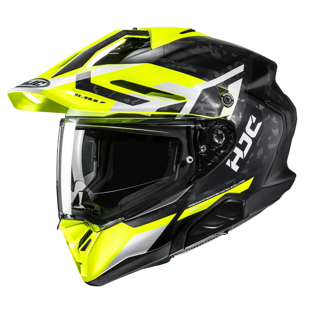HJC RPHA 60 Dakar MC3HSF Yellow  Includes Light Smoke Visor