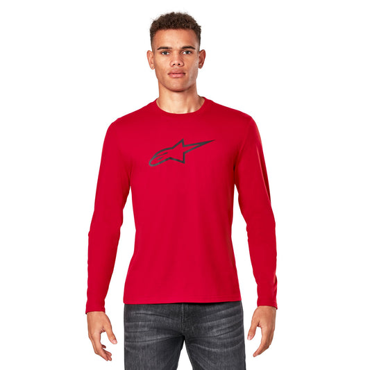 Alpinestars Backhand Long Sleeve CSF T-Shirt - Red