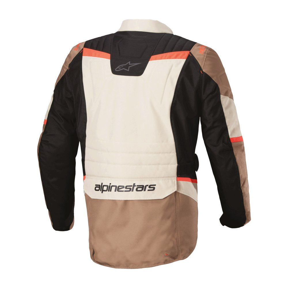 Alpinestars Alpinestars ST-1 WP Jacket - Dark Khaki, Sand, Black, Red Fluo - Side View