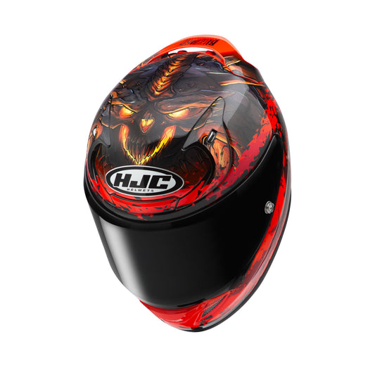 HJC RPHA 12 Diablo Blizzard MC1 Red Includes Free Light Smoke Visor