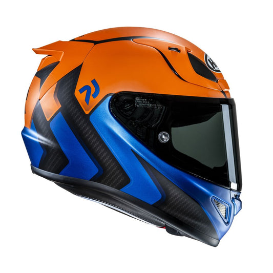 HJC RPHA 12 Kos MC27SF Blue Orange Includes Free Light Smoke Visor