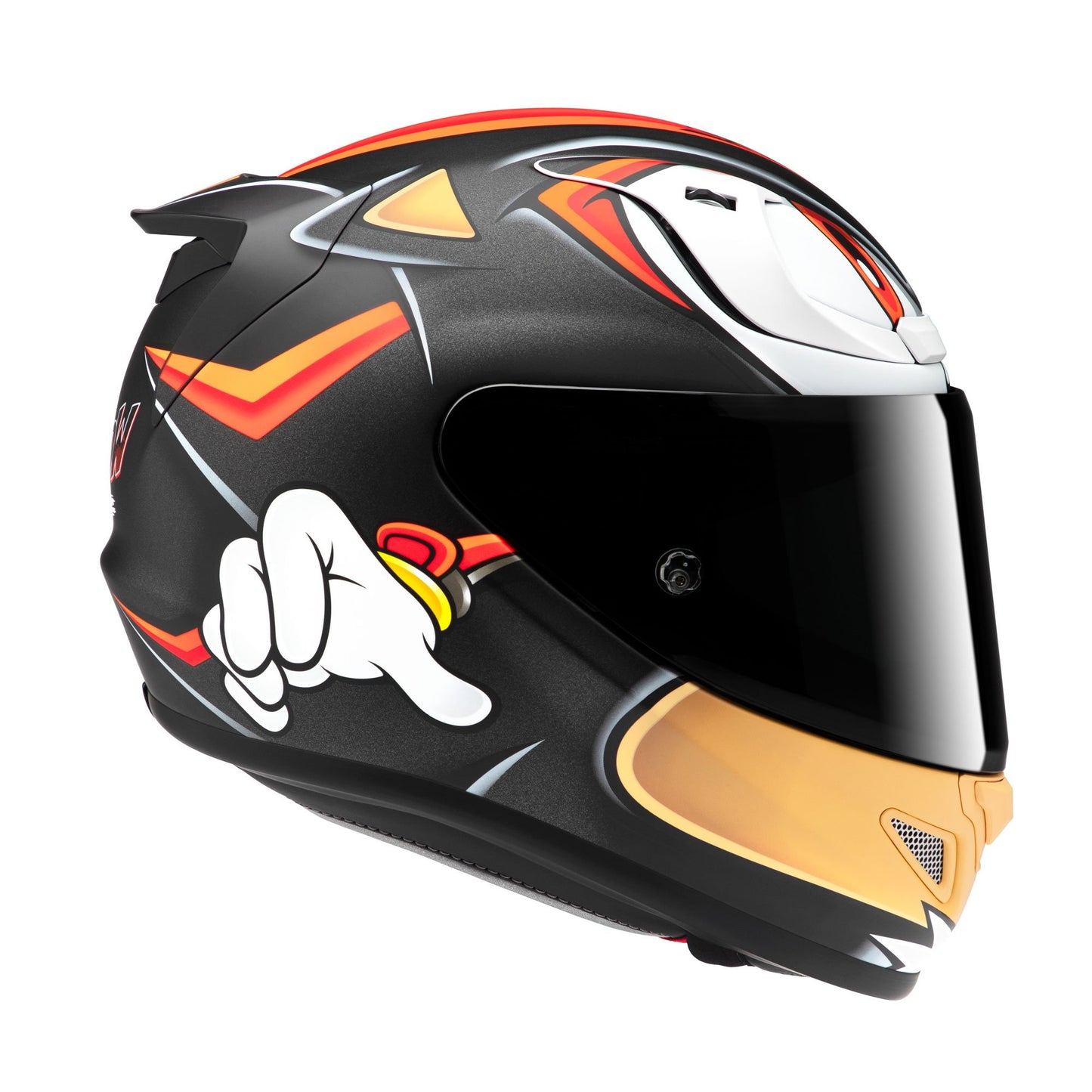 HJC HJC RPHA 12 Shadow The Hedgehog MC1SF Red Includes Free Light Smoke Visor - Interior View