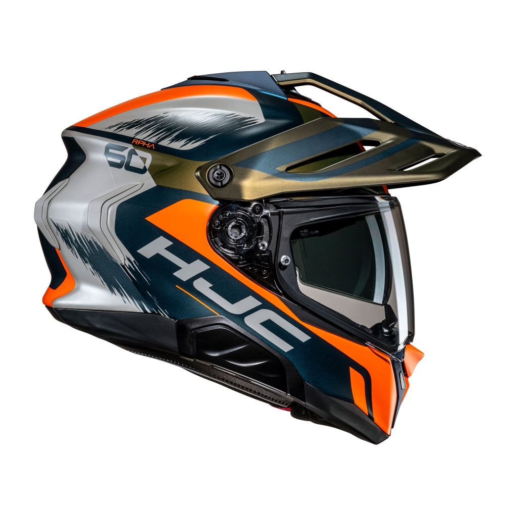 HJC RPHA 60 Quid MC47SF Orange Black Includes Light Smoke Visor