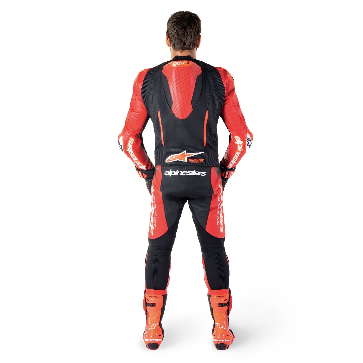 Alpinestars Alpinestars GP-R7 1 Pc Leather Suit Black Mid Red - Interior View