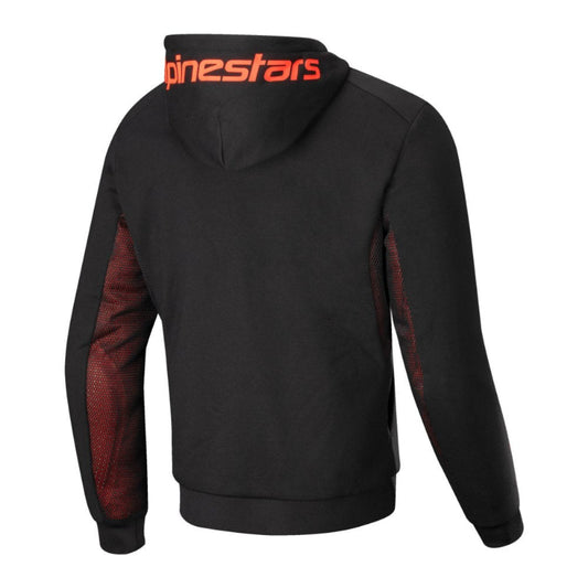 Alpinestars Chrome Air Sport Hoodie Black Red Fluo