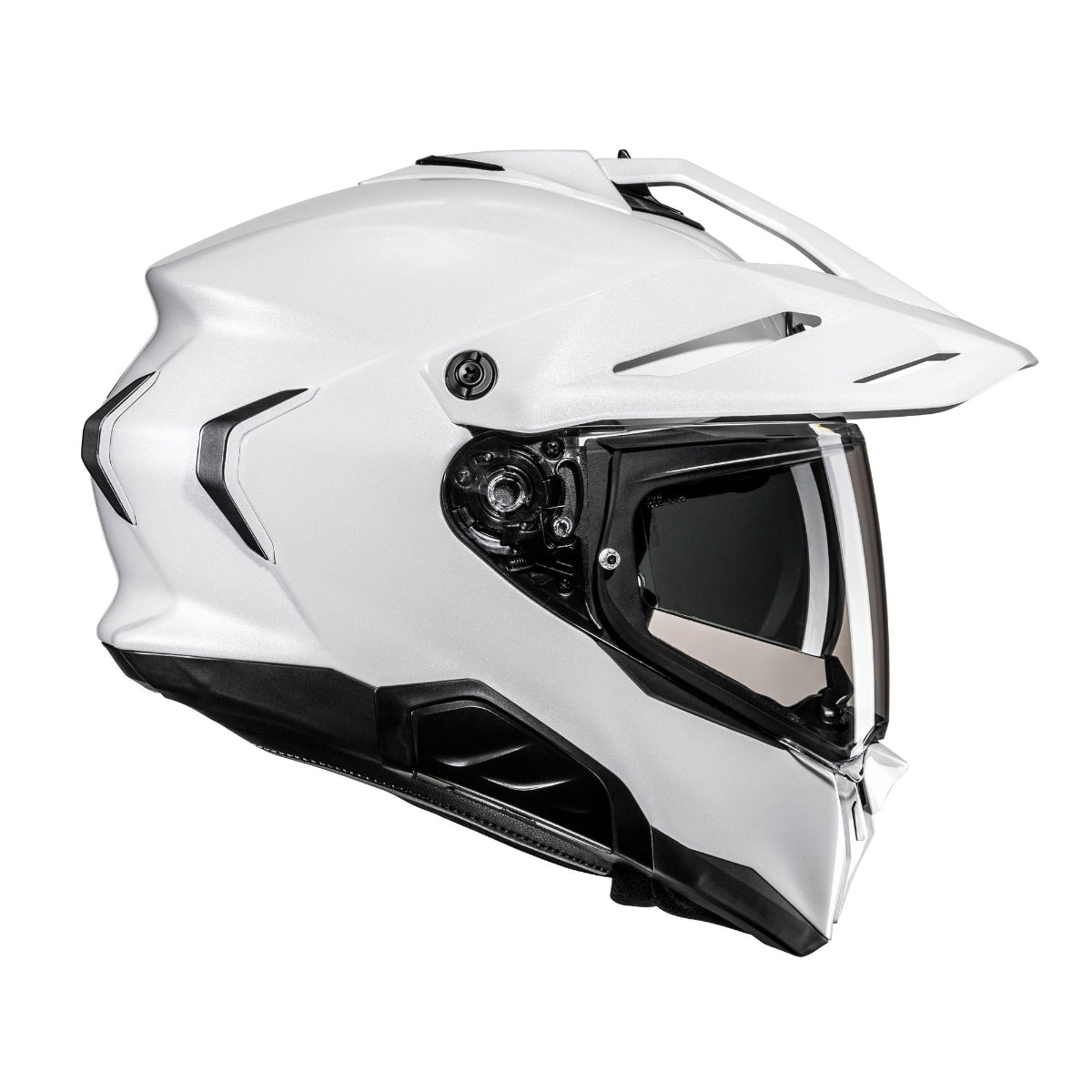 HJC HJC RPHA 60 Pearl White Includes Light Smoke Visor - Rear View
