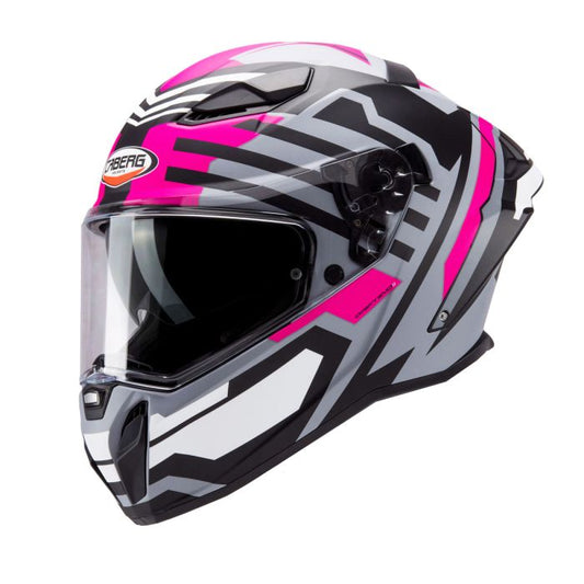 Caberg Drift Evo II Horizon Matt Grey/Black/Fuchsia Full Face Motorcycle Helmet