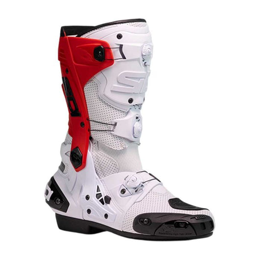 Sidi Rex Air CE Boots White Red