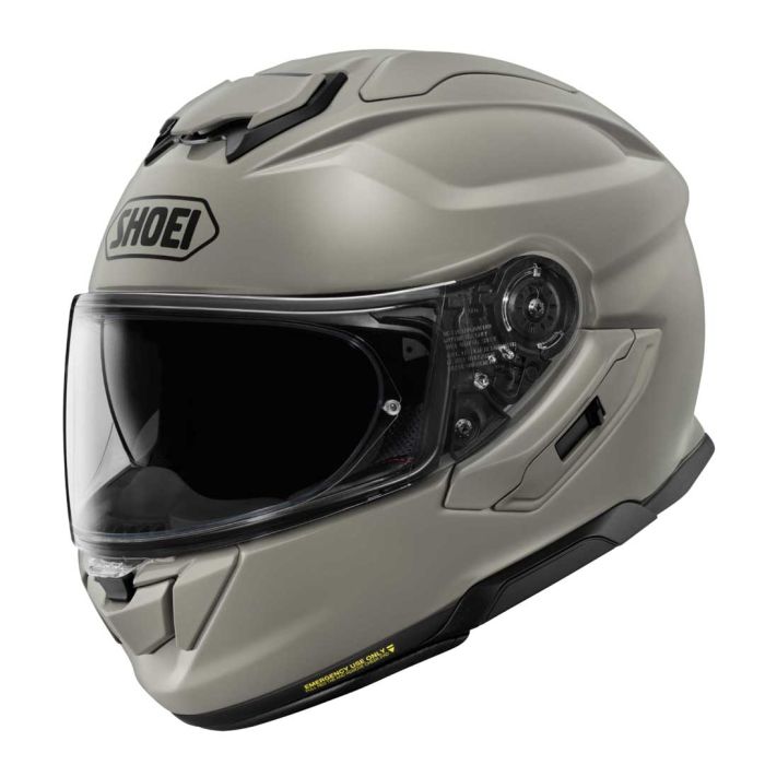 Shoei Shoei GT-Air 3 Plain Chalk Grey Helmet - Front View