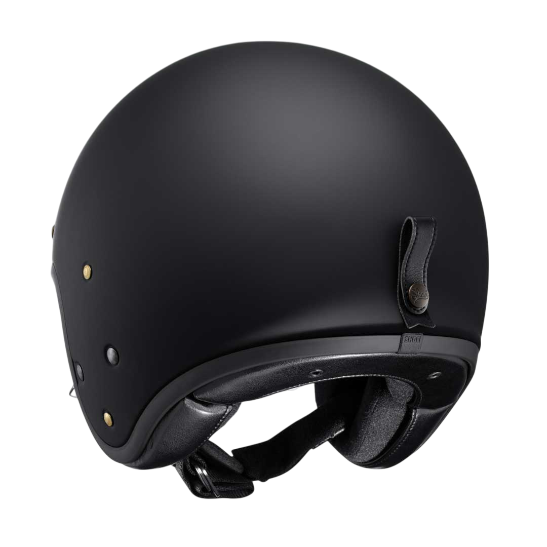 Shoei Shoei J.O2 Matt Black Helmet - Rear View