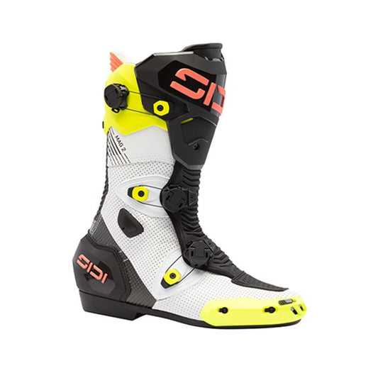 Sidi Mag 2 Air CE Boots Fluo Yellow/Fluo Coral