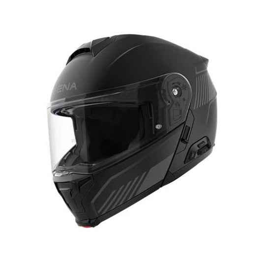Sena Specter Smart Flip-Up Helmet w Mesh Comms Matt Black