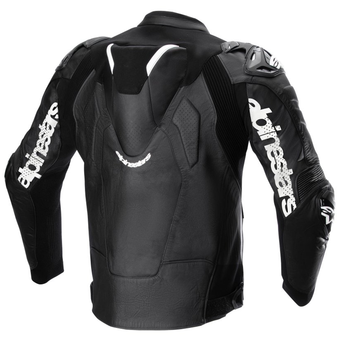 Alpinestars Alpinestars Atem V5 Leather Jacket - Black/White - Side View