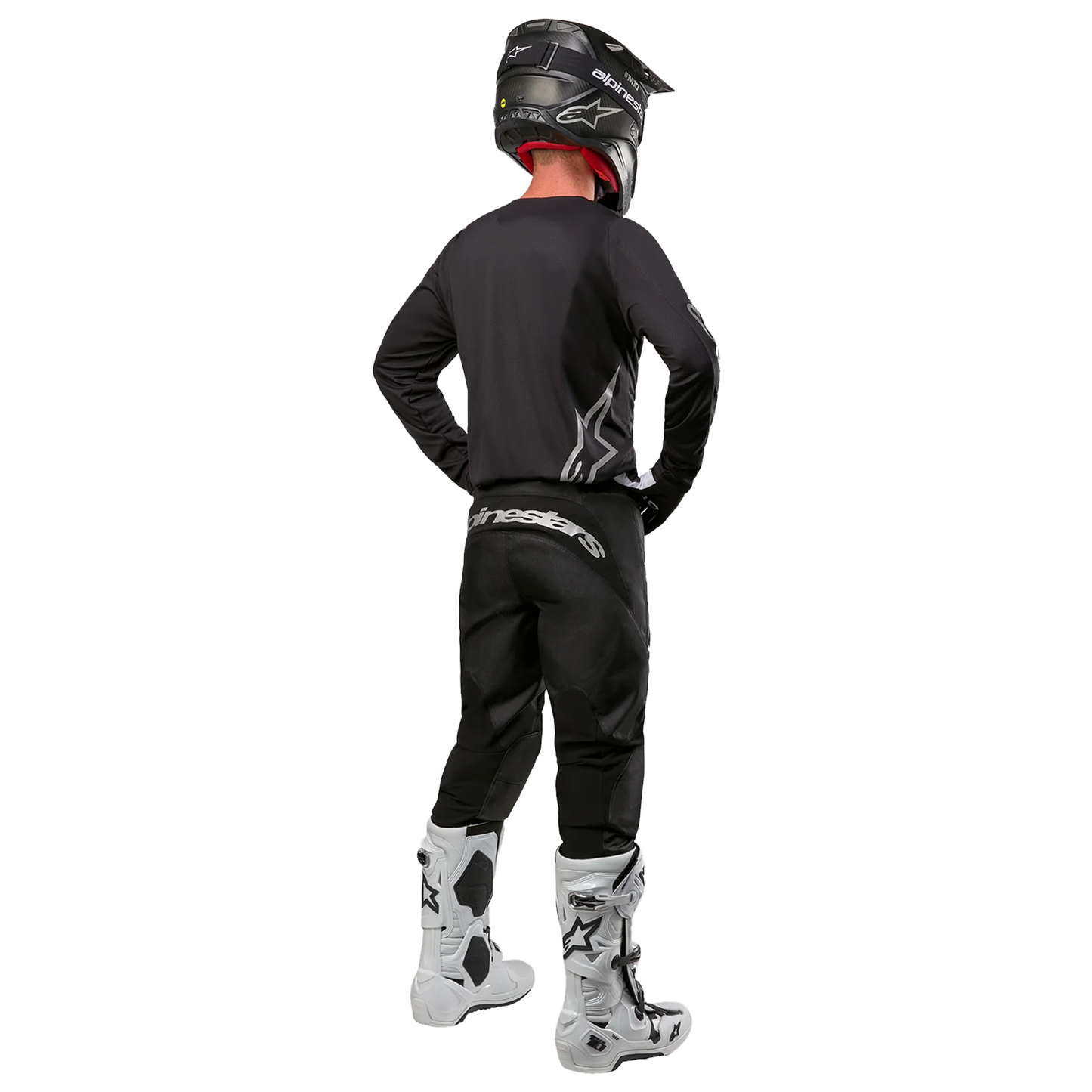Alpinestars Fluid Graphite Jersey - Black/Silver (119)
