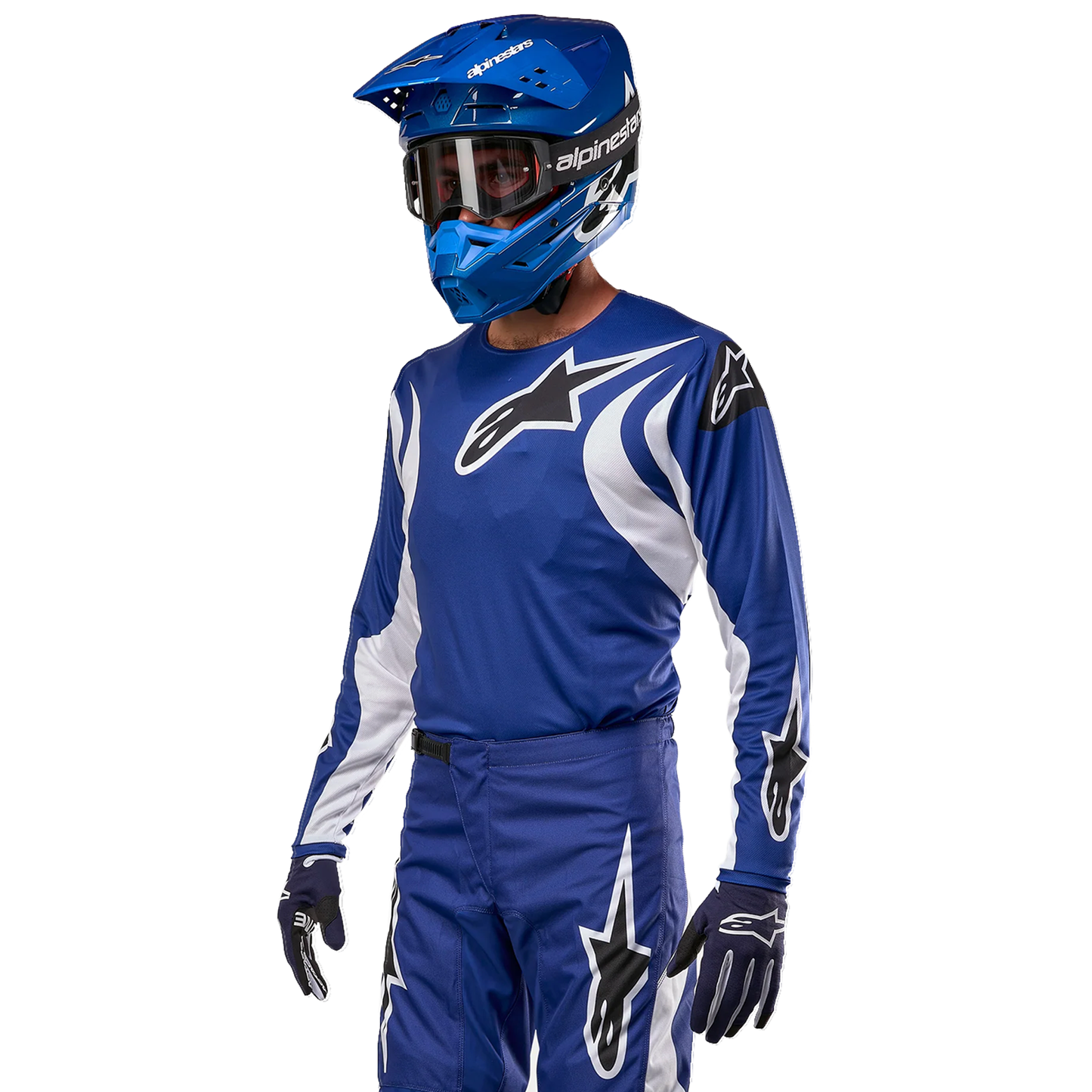 Alpinestars Fluid Lucent Jersey - Blue Ray/White (7021)