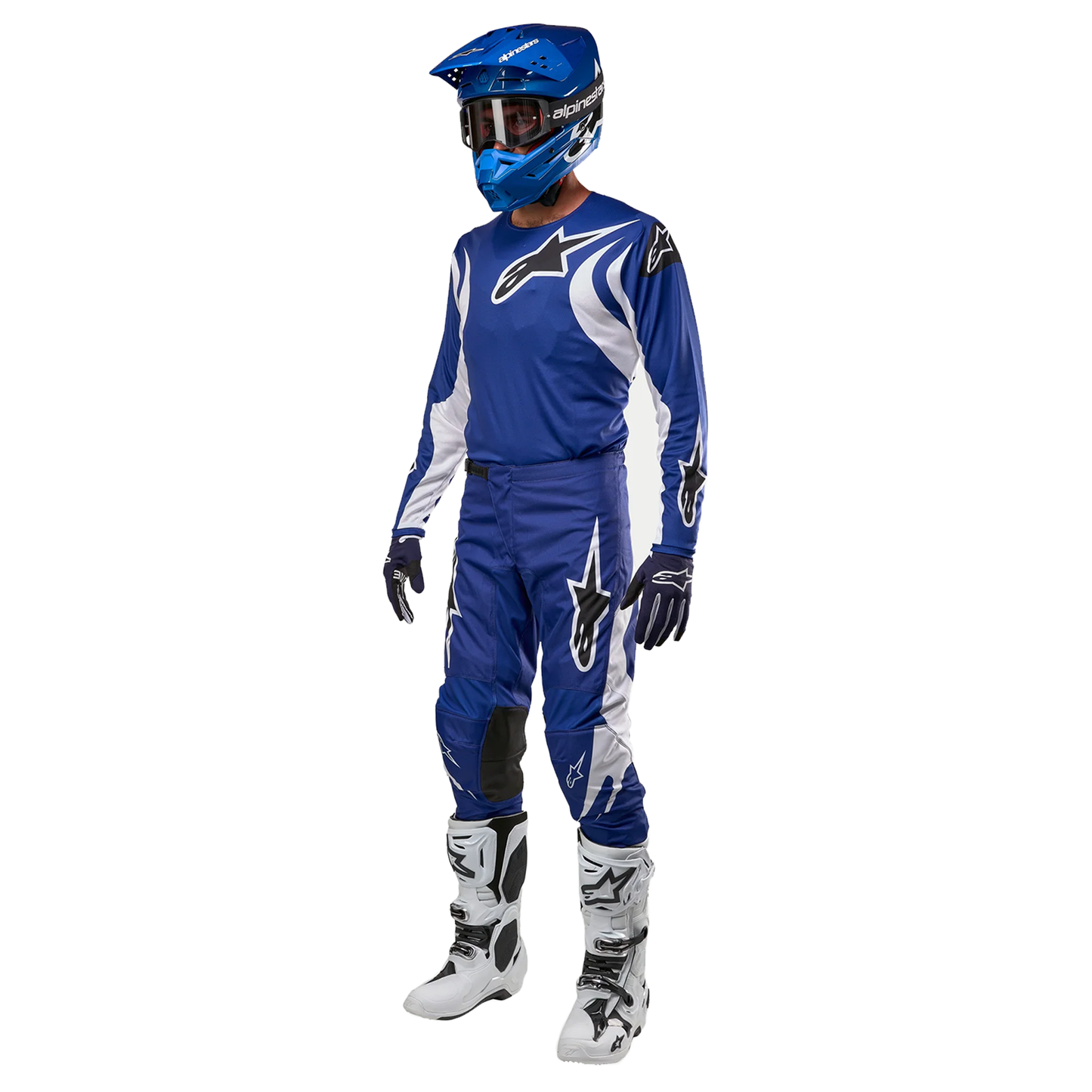 Alpinestars Fluid Lucent Jersey - Blue Ray/White (7021)
