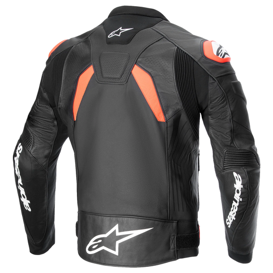 Alpinestars GP Plus R V4 Airflow Leather Jacket Black/Flo Red/White