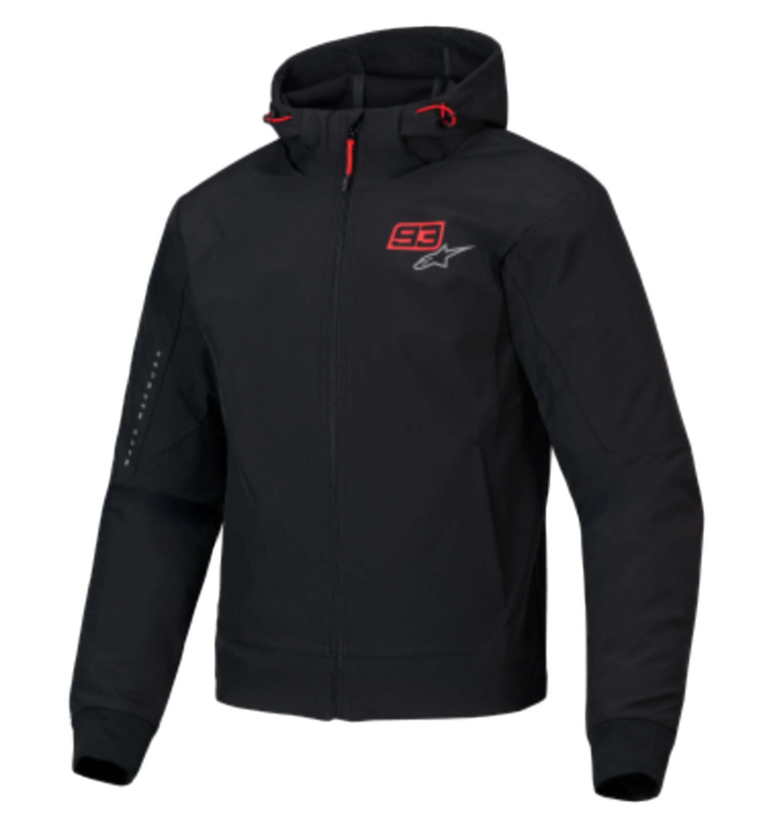 Alpinestars MM93 Radium Tech Hoodie Black Bright Red – Gear Change