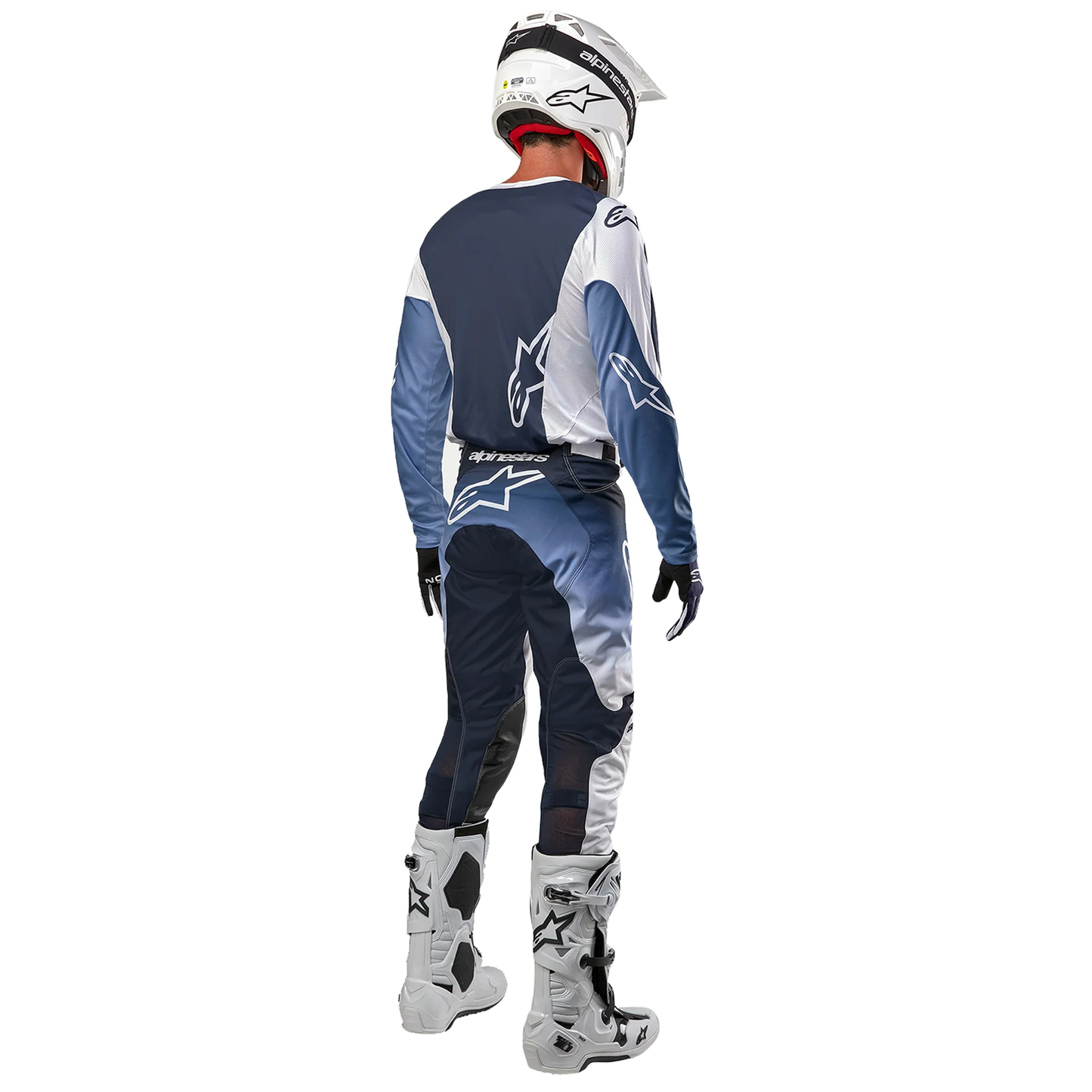 Alpinestars Racer Hoen Jersey - White/Dark Navy/Light Blue (2070)