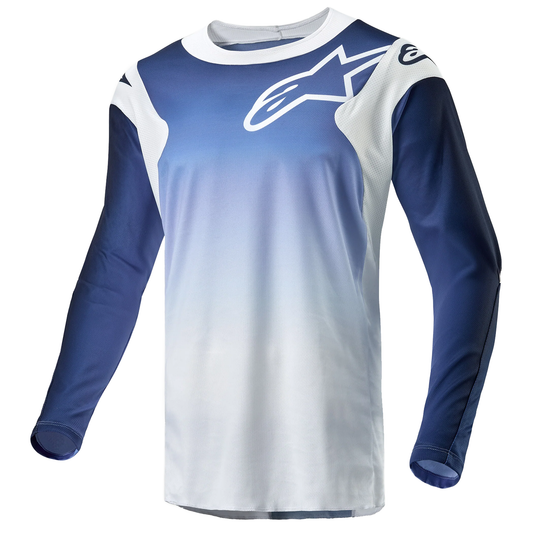 Alpinestars Racer Hoen Jersey - White/Dark Navy/Light Blue (2070)