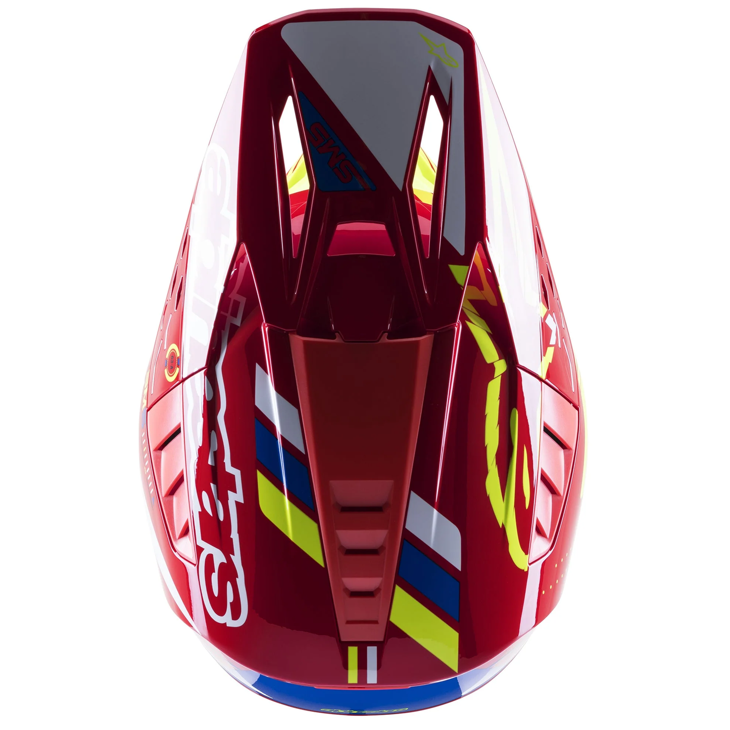 Alpinestars Alpinestars S-M5 Action - Bright Red/White/Flo Yellow Glossy (3325) - View 7