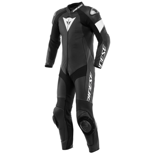 Dainese Tosa 1 Piece Leather Suit Perf. - Black/White (948)