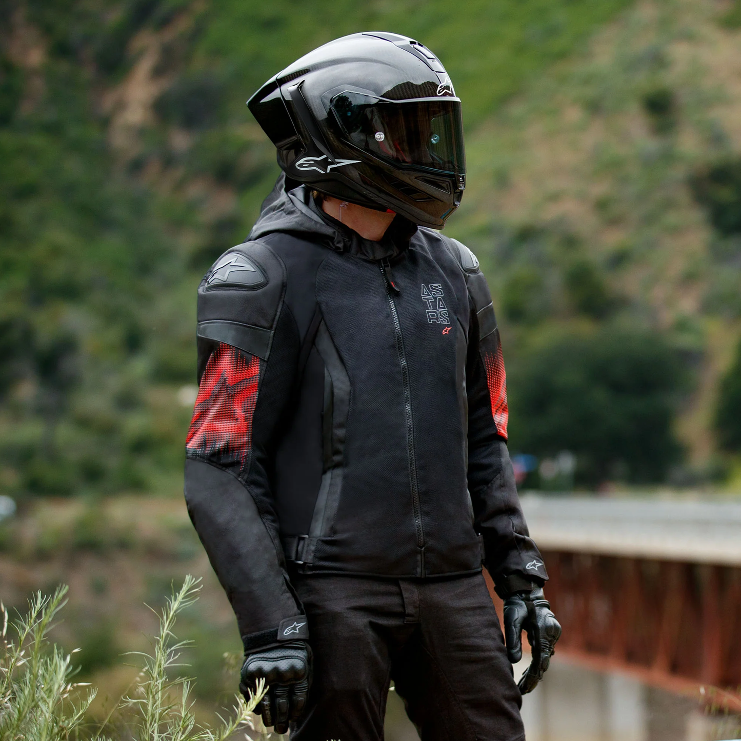 Alpinestars Zaca Air Venom Waterproof Jacket - Black/Bright Red