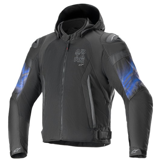 Alpinestars Zaca Air Venom Waterproof Jacket - Black/Electric Blue