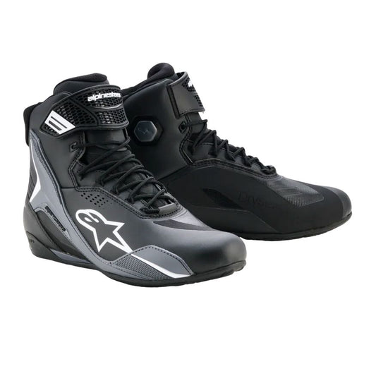Alpinestars Faster 4 Drystar Shoes Black Cool Gray White