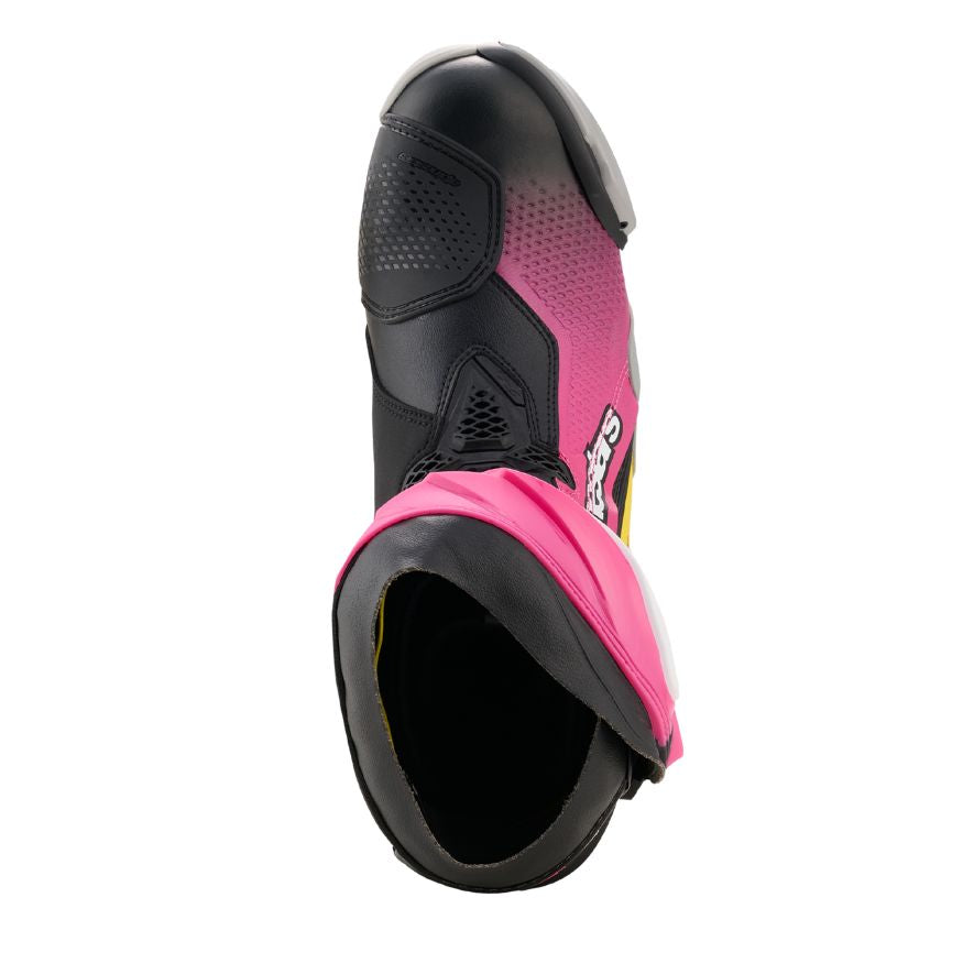 Alpinestars Alpinestars Supertech R Boots Black / Magenta / Yellow - View 7