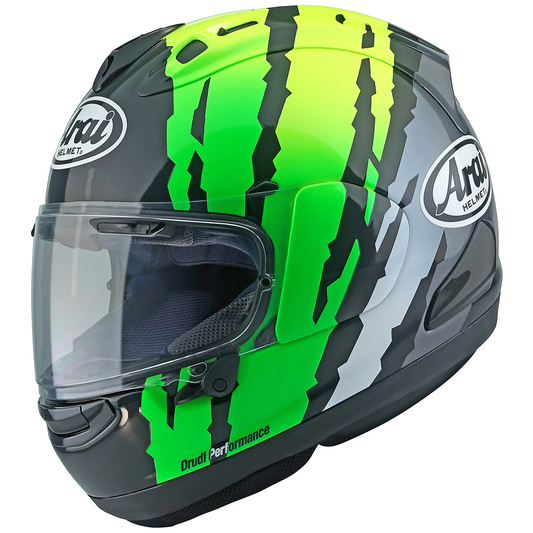 Arai RX-7V Evo - Blade Yellow & Free Dark Visor