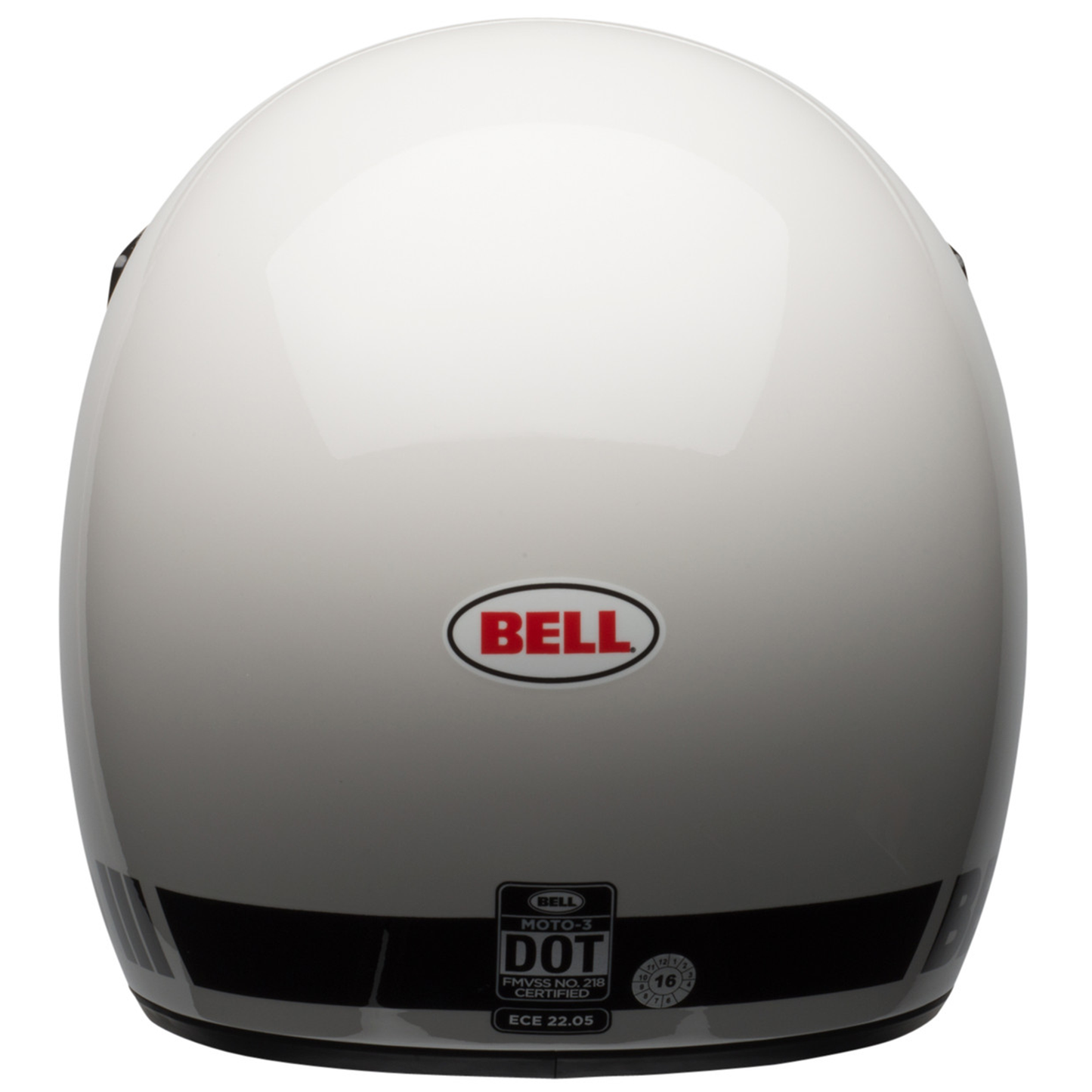 Bell Bell Moto 3 (2023) - Classic White - View 8