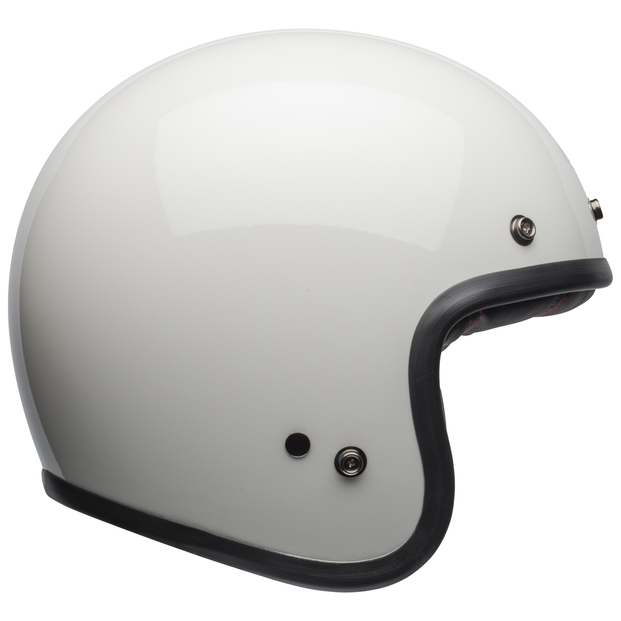 Bell Bell Custom 500 2024 (Vintage White) ECE6 With Optional - 3-Snap Peak Visor - View 8
