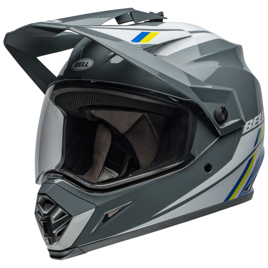 Bell MX-9 Adventure MIPS (2024) - Alpine Grey/Blue
