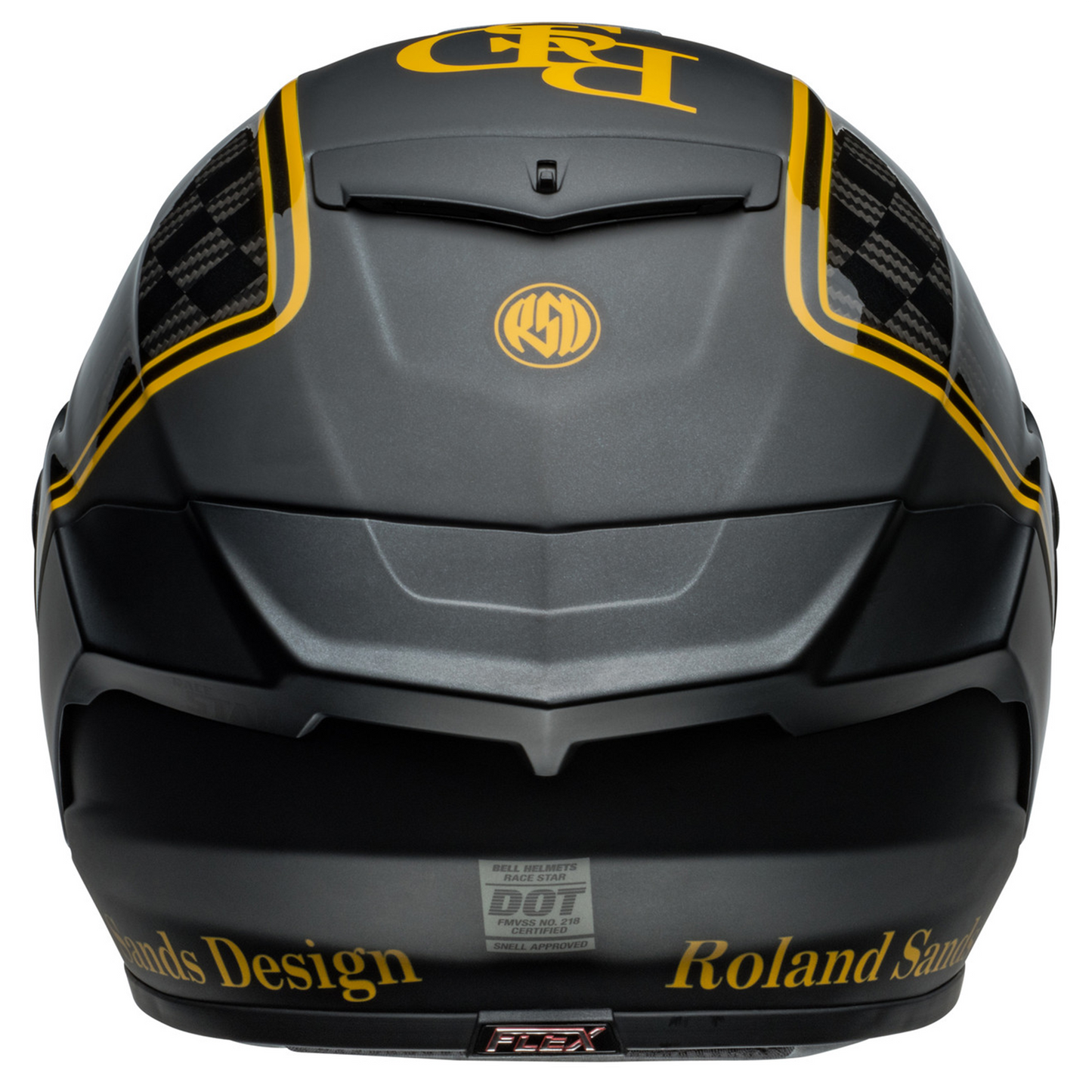 Bell Race Star Flex DLX - RSD Player Matt Gloss Black/Gold - Protint Visor