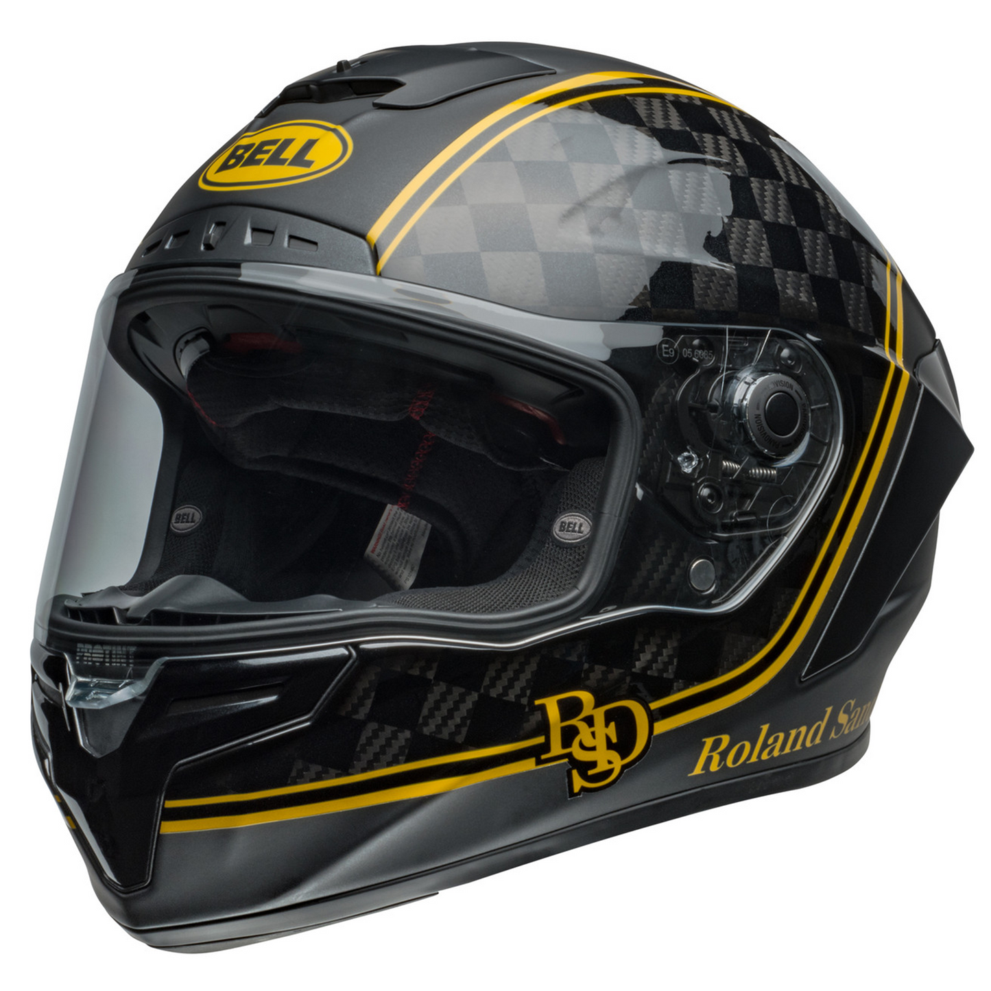 Bell Race Star Flex DLX - RSD Player Matt Gloss Black/Gold - Protint Visor