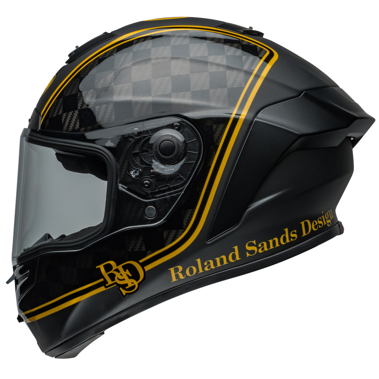 Bell Race Star Flex DLX - RSD Player Matt Gloss Black/Gold - Protint Visor