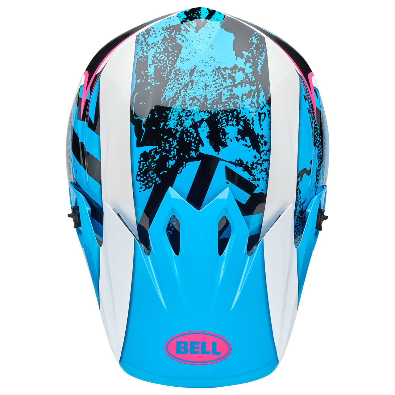 Bell MX 2025 MX-9 MIPS Adult Helmet Breakdance Blue/Pink