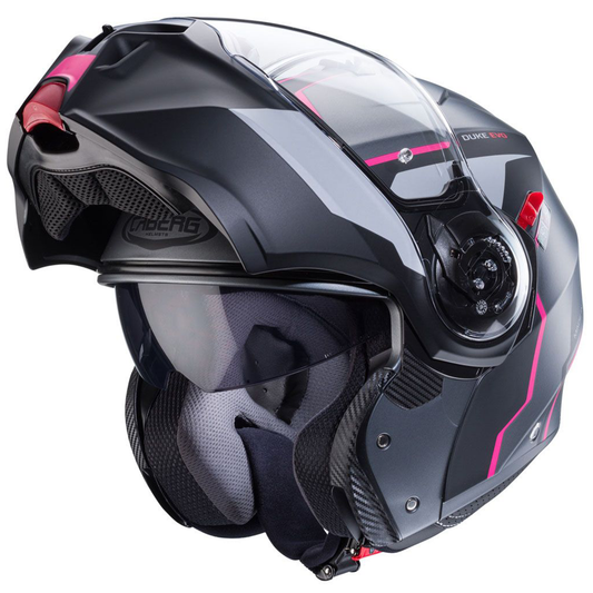 Caberg Duke Evo - Move Gun Metal/Black/Fuchsia