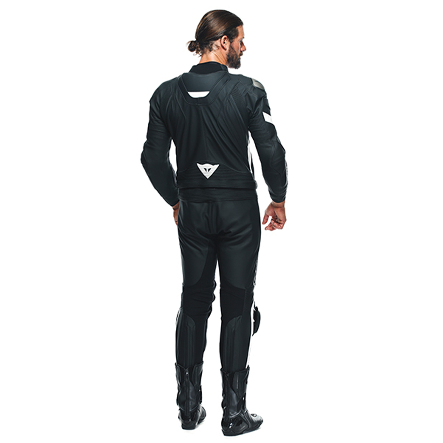 Dainese Avro 4 2 Piece Leather Suit - Black/White 22A