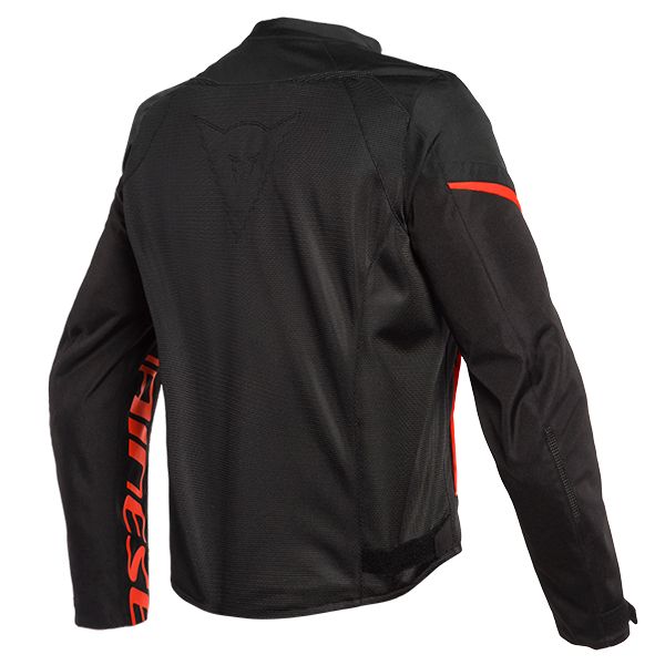 Dainese Dainese Bora Air Tex Jacket - Black/Flo Red - 628 - Side View