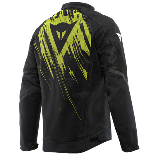 Dainese Herosphere Tex Jacket - Black/Flo Yellow Tarmac (09J)
