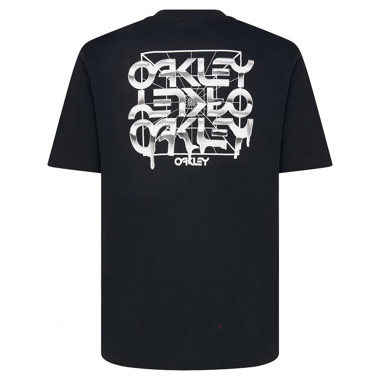 Oakley Oakley Tee MTL Drip (Blackout) - Side View