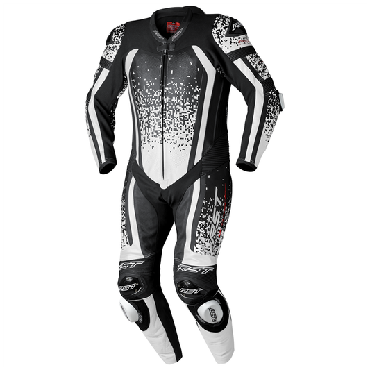 RST Pro Series Evo Airbag Men's Leather Suit - White/Black